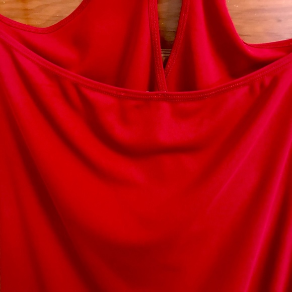 Slinky Red Halter Dress - Picture 3 of 8